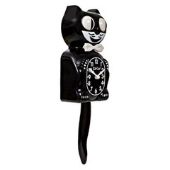 Kit Cat Clock Wall Clock Pendulum clock Black