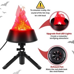 3D Fire Effect Flame Light LED Fire Light Suspension/Desktop For Halloween Bar