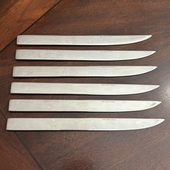 Georg Jensen Jean Nouvel Stainless Steel Dinner Knife Set 6 Pieces 3360014