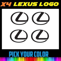 x4 2″ 3″ 4″ 6″ 8″ LEXUS Logo Vinyl Decal Wheel, Car, WINDOW Sticker FREE SHIP