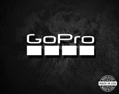 GoPro Decal, Vinyl Die Cut Window Sticker, 100% Made In USA