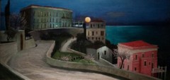 Full Moon over Taormina – Csontváry Kosztka 1901 Sicilian night scene Decor