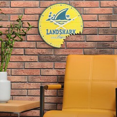 404-3435 La Crosse Clock Co. 14″ MDF Landshark Indoor Analog Wall Clock