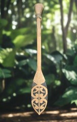 Decorative Tribal Tiki Paddle/Oar Nautical Decor Tiki Bar 39″x 6″ Inches
