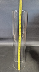 12 Clear Hurricane Candle Holders ~ 18 in Tall