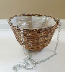 Willow Hanging Hooks Basket For Artificial or Fresh Flowers Vase