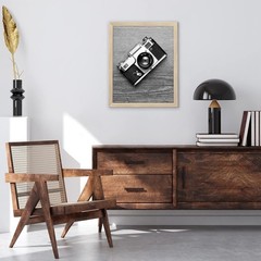 Wide 16×20 Picture Frame in Natural Oak – Vertical or Horizontal Hanging