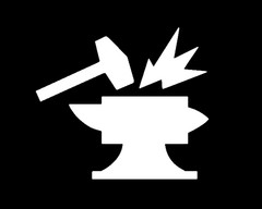 BLACKSMITH, FORGE, HAMMER, ANVIL, Decal Stickers for Cars, Laptops, Tablets