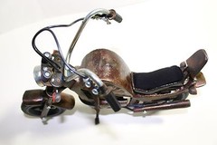 Harley Davidson Inspired Motorbike Miniature Handicraft Art Decor NEW