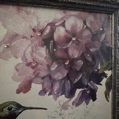 Framed Art Made with Swarovski Elements Spring Nectar I & II by Lisa Audit