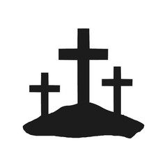 Calvary Cross hill Vinyl Decal god Cross Christian Religious symbol Sticker