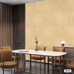 4PCS PU Panels Faux Stone Wall Panels for Interior Wall Decor Home Office