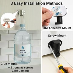 1 Pack Magnetic Door Stopper – Adjustable Magnetic Door Stop for Bottom of Do…