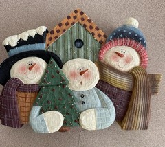 Vintage Light Up Snowmen CMI Henton Home Decor