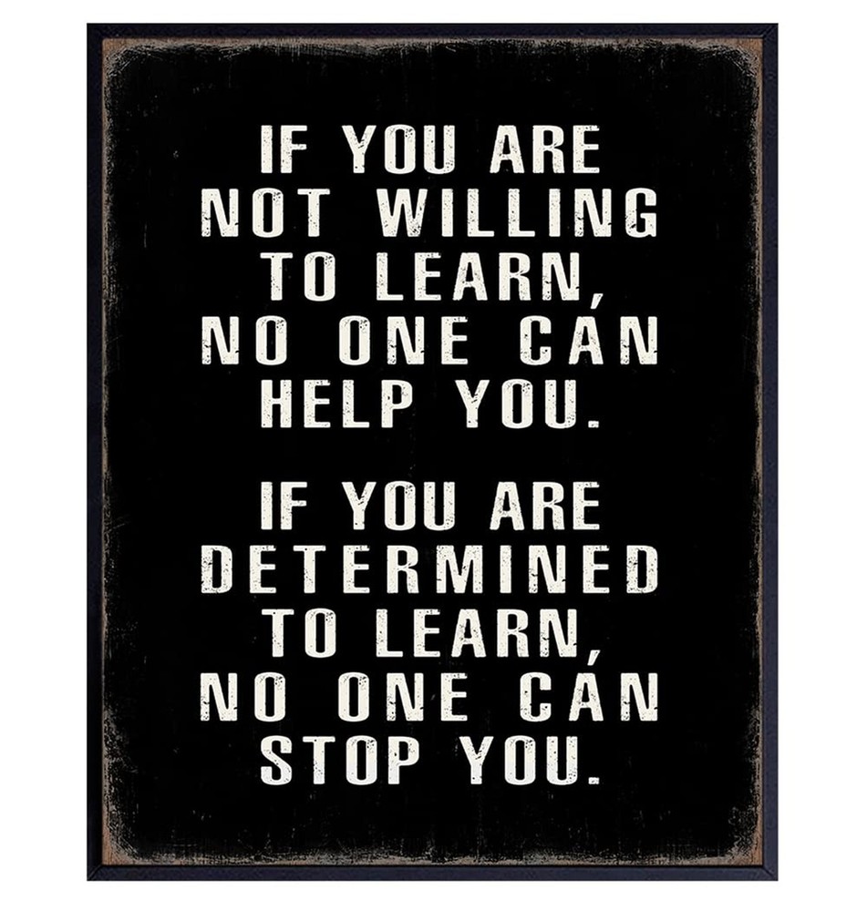 Motivational Wall Art – Office Wall Art & Decor Motivational poster – Positiv…