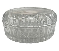 Mikasa Picture Round Cut Clear Crystal Oval Frame Covered Box «Home Beautiful»