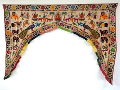 Vintage Welcome Gate Toran Door Valance Window Décor Tapestry Wall Hanging DV59