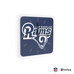 New 3 in 1 NFL Los Angeles Rams Home Office Decor Wall Desk Magnet Clock 6″