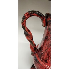 Uttermost 2 PC Red Rustic Ceramic Home Decorative Vase