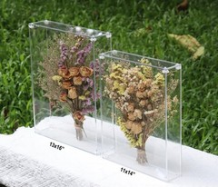 13X16 Acrylic Shadow Box, Assemble Display Case, DIY Tabletop/Wall Mount Display