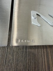 Vintage – Modern Stainless Steel Wall Clock – Elika Laborious – 80s – 90s