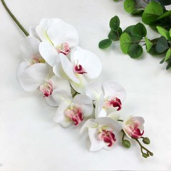 9 Heads Artificial Phalaenopsis Flowers 4 Pcs Artificial Orchid Flowers 42 in…