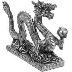 12″ Chinese Dragon Statue