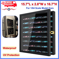 1/64 Scale Car Display Case Wall-Mounted Cabinet 8 Tiers For Hot Wheels,Mini Toy