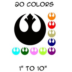 REBEL Alliance Sticker Vinyl Decal Star Wars – Car Window Wall Decor