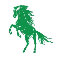 Horse Stallion Galloping #4, 4-21″ Outdoor Die Cut Vinyl Decal Sticker