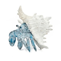11×6.3×9.8″ Decorative Polyresin Angelfish Sculpture with Coral Reef Design