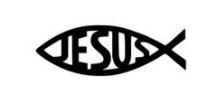 Jesus Fish God Religious Christian Car Truck Window Laptop Vinyl Decal Sticker