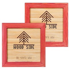 Rustic Wooden Picture Frames – Natural Solid Distressed Wood – Wall/ Tabletop