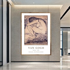 Sorrow by Vincent Van Gogh 01 Exhibition Wall Art Reproduction Poster Canvas