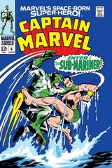 CAPTAIN MARVEL #4 COMIC BOOK COVER Poster print 11″x17″ inches home decor