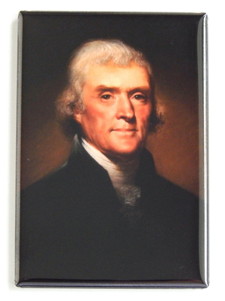 Thomas Jefferson FRIDGE MAGNET portrait