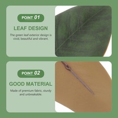 10 Pcs Cloth Artificial Leaves Decor Wedding Floral Arrangement Accessory