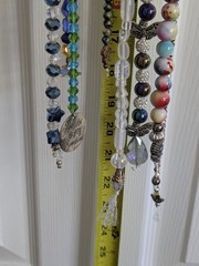 Hand Beaded Suncatcher / Mobile Assorted Colorful Beads for patio or any room