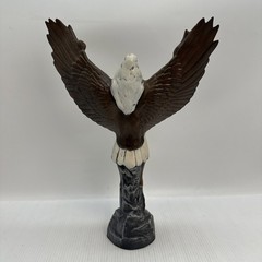 Ceramic Native American Eagle Dancer Statue, Hand Painted {GG}