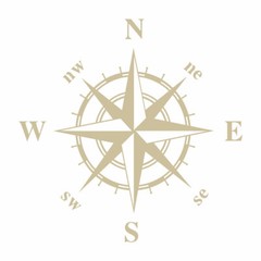 Compass Navigation Automotive Die Cut Decal Multi colors Oracal 651 brand & more