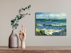Canvas Prints Van Gogh Painting Repro Picture Wall Art Home Decor Seascape Blue