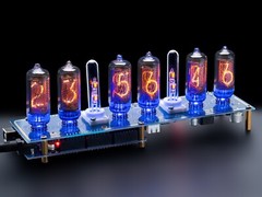 IN-8 Shield Nixie Clock with Sockets, Dots and options with Expedited shipping