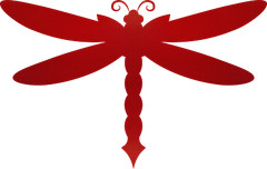 Dragonfly Vinyl Art Decal Sticker Car Truck RV Door Window Wall Laptop Tablet