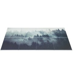Uimoso 8 Pack Art Acoustic Wall Panels 15.8 x 11.8 inch Self-Adhesive Forest