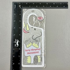 Baby Sleeping Shhhhhhh Funny Humor Novelty Metal Door Hanger New Sealed 8.25″