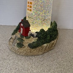 Cracker Barrel Acrylic Lighthouse Glitter Globe Lighted Rare NEW IN BOX