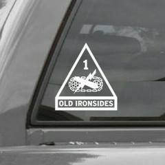 1st ARMORED DIVISION OLD IRONSIDES Vinyl Decal Sticker
