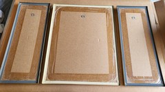 DEFECTIVE Vintage Harley Davidson 3 Piece Decorative Wall Mirror G3D