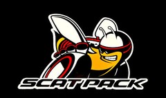 Dodge Scatpack Bee Steel Sign – Ver2