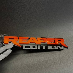 1PC REAPER EDITION Custom 3D Text Car Badge Fender Emblem Tailgate Toolbox Decal